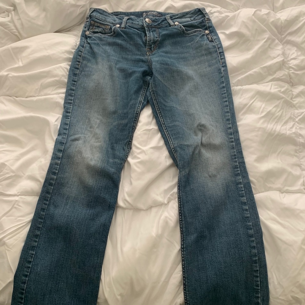 Silver Jeans 30 31 Suki mid slim boot see pics